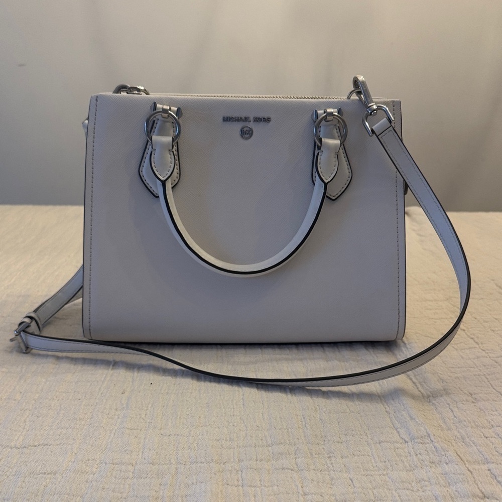 EUC! MICHAEL KORS Marilyn Medium Saffiano Leather Satchel